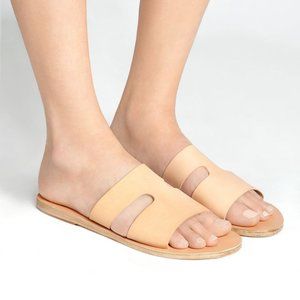 Ancient Greek Sandals Apteros sandals natural color